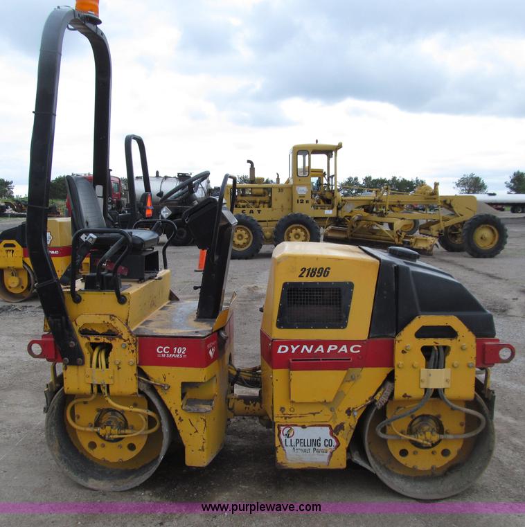 image for item D7372 1994 Dynapac CC102 Series 10 smooth drum vibratory roller