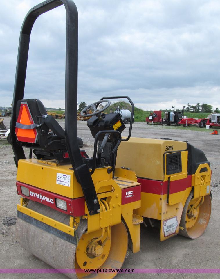 image for item D7373 2000 Dynapac CC102 Series 10 smooth drum vibratory roller