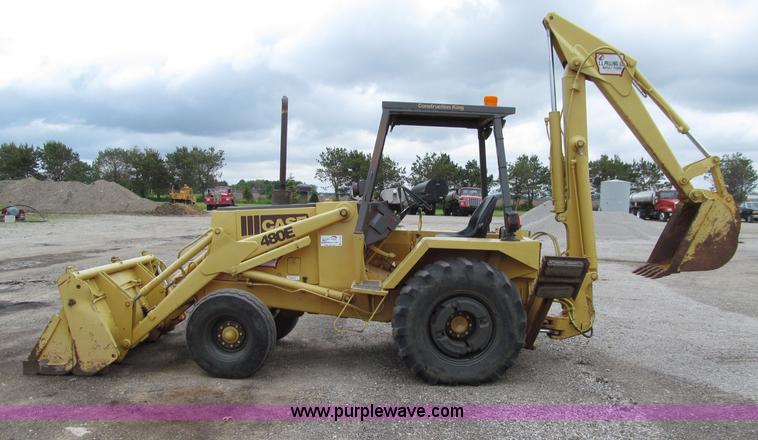 image for item D7378 1989 Case 480E backhoe
