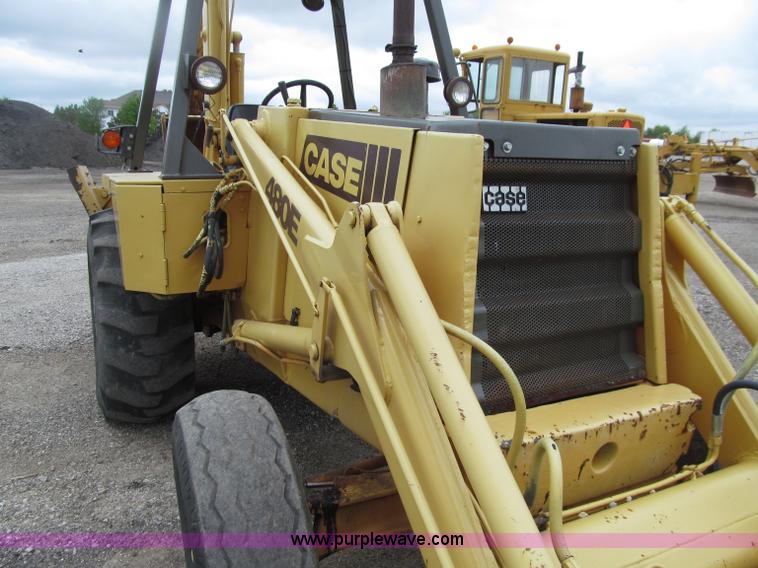 image for item D7378 1989 Case 480E backhoe