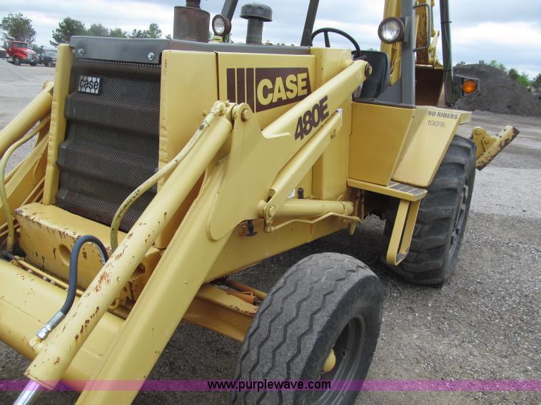 image for item D7378 1989 Case 480E backhoe