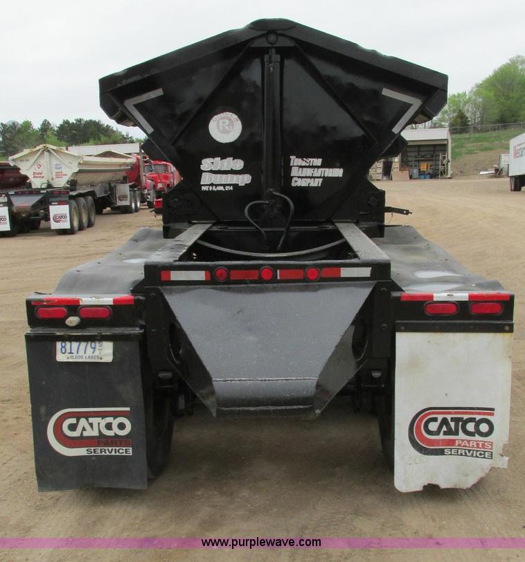 image for item E5133 2000 Circle R SS443-6LS tri axle side dump trailer