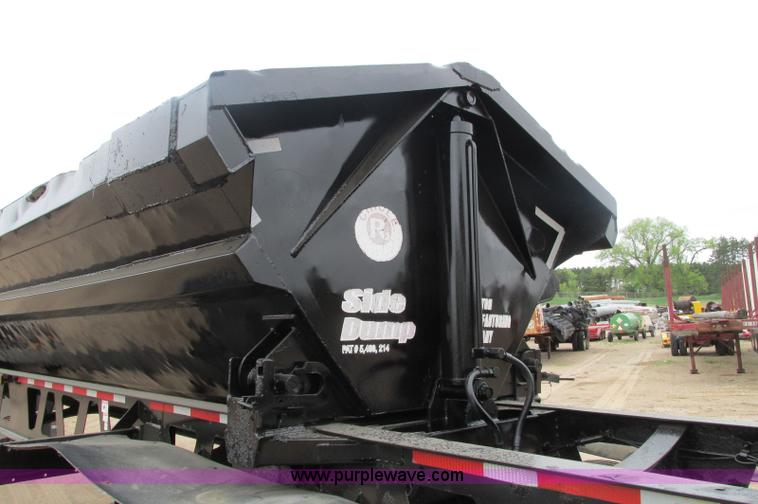 image for item E5133 2000 Circle R SS443-6LS tri axle side dump trailer