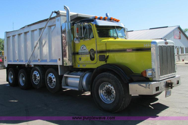 image for item E5138 2000 Peterbilt 378 quad axle dump truck