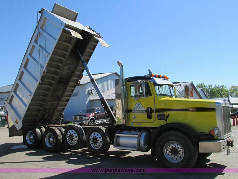 image for item E5138 2000 Peterbilt 378 quad axle dump truck