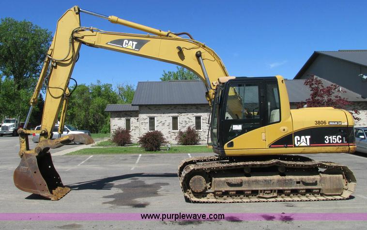 image for item E5139 2001 Caterpillar 315C excavator