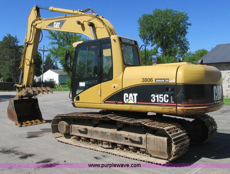 image for item E5139 2001 Caterpillar 315C excavator