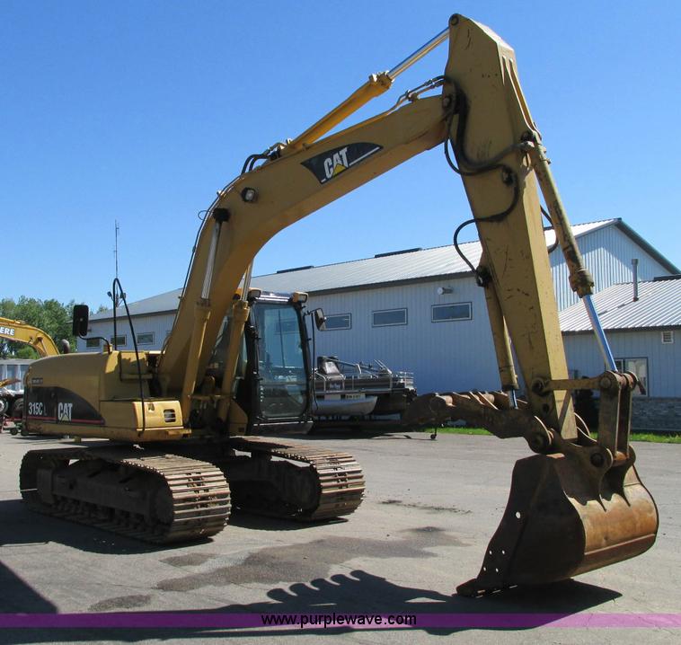 image for item E5139 2001 Caterpillar 315C excavator
