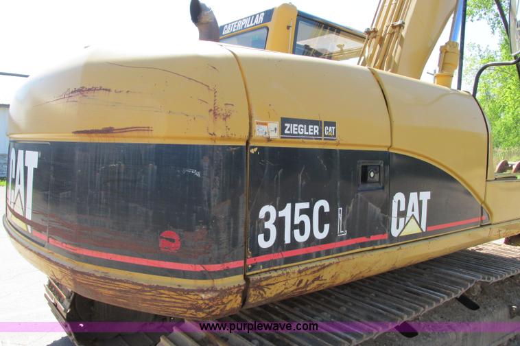 image for item E5139 2001 Caterpillar 315C excavator
