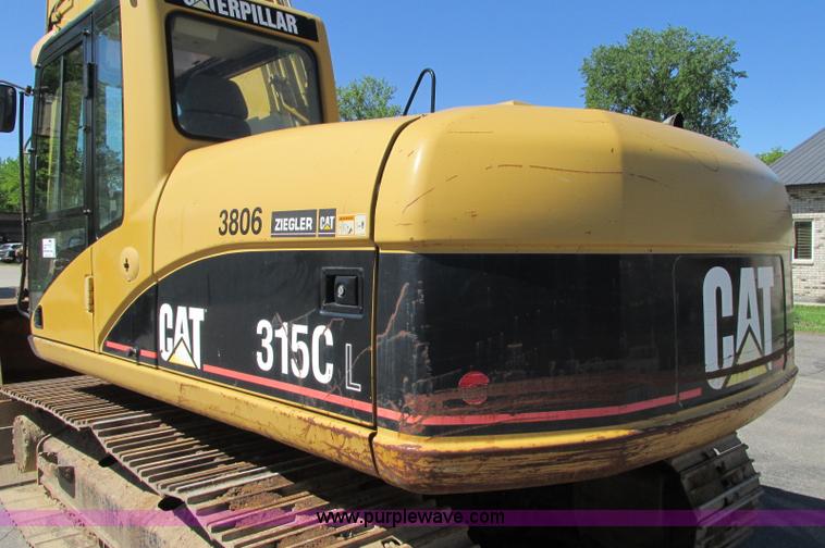 image for item E5139 2001 Caterpillar 315C excavator
