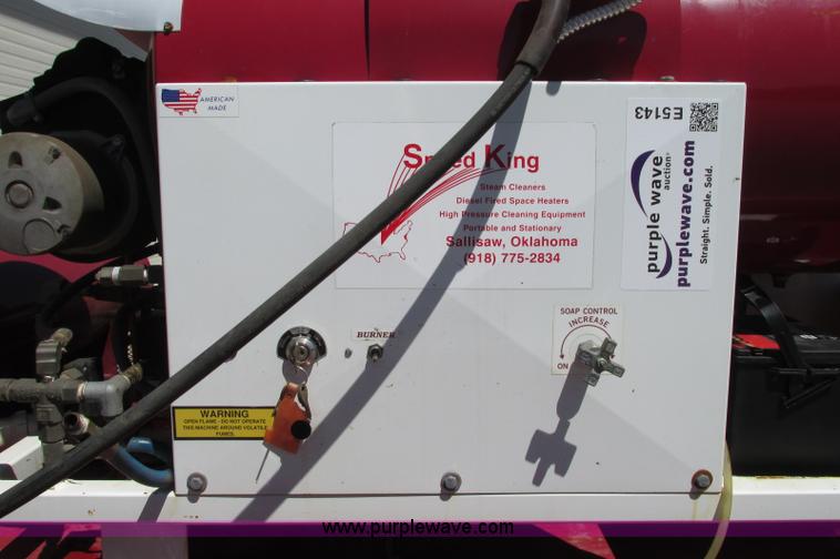 image for item E5143 Speed King 5030DPD pressure washer trailer