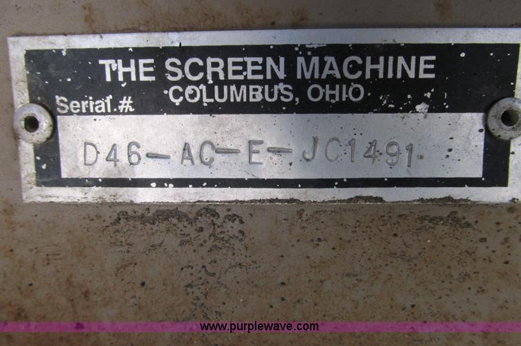 image for item E5144 Screen Machine Achiever 46 screen plant