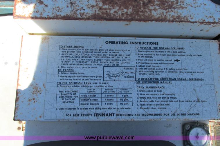 image for item E5150 Tenant 525 power scrubber