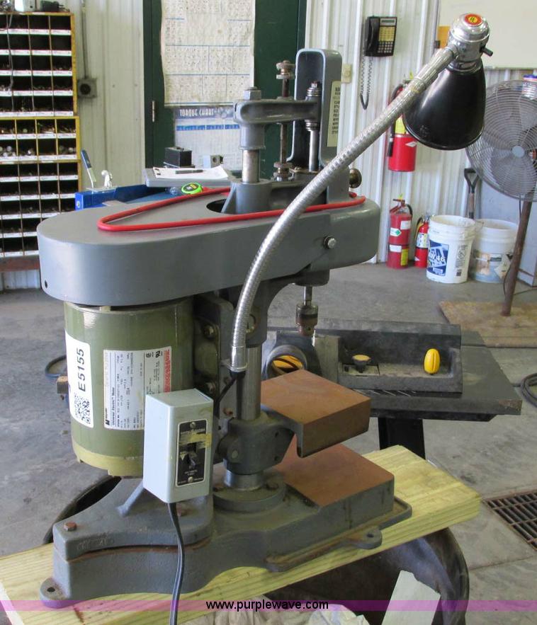 image for item E5155 High speed electric drilling machine with Wolf Craft 640 router station