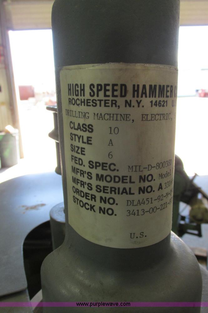 image for item E5155 High speed electric drilling machine with Wolf Craft 640 router station