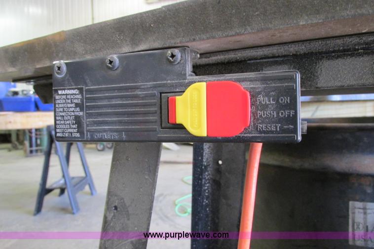 image for item E5155 High speed electric drilling machine with Wolf Craft 640 router station