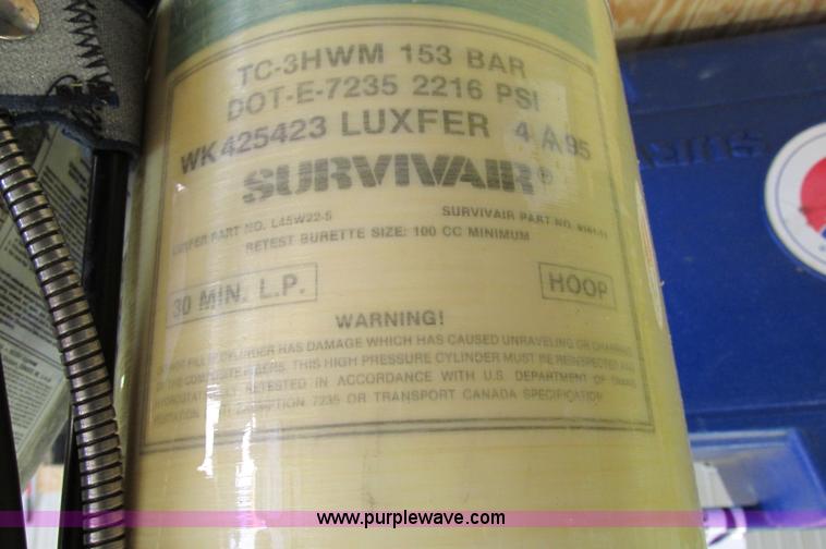 image for item E5156 (11) Survivair XL-30 SCBA air packs