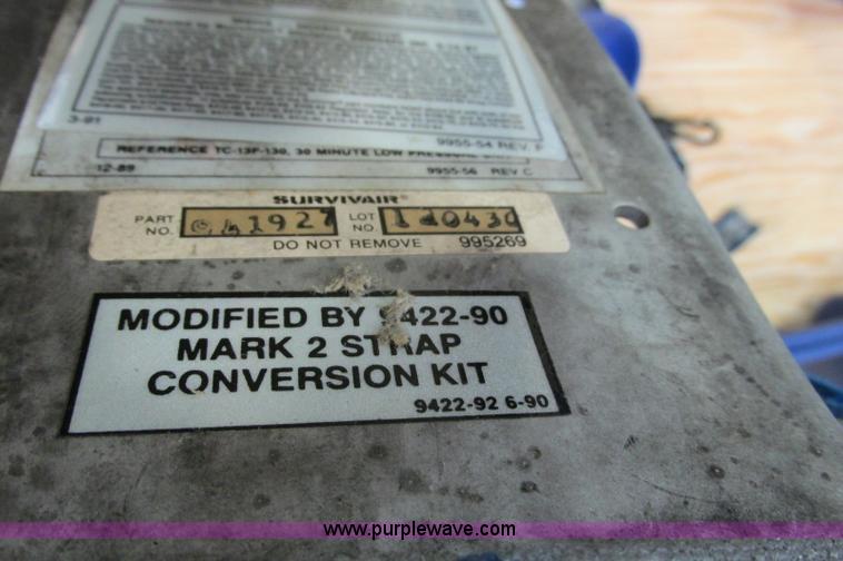 image for item E5156 (11) Survivair XL-30 SCBA air packs