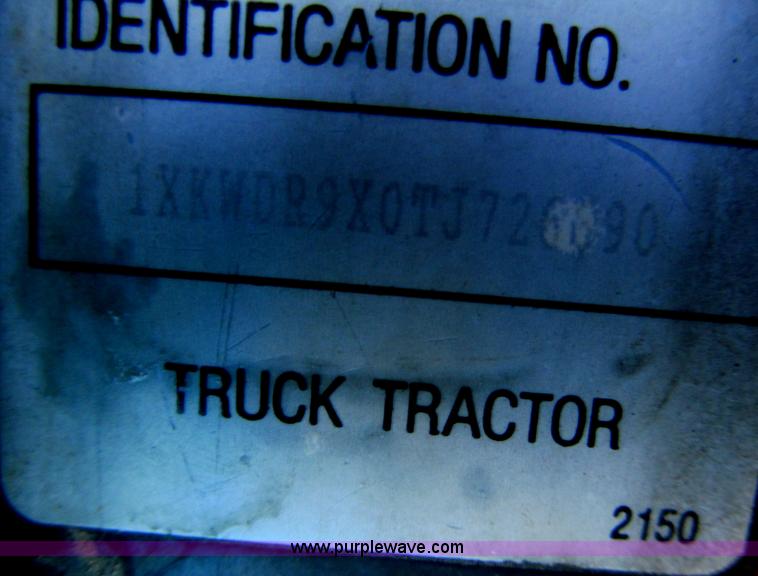 image for item F8561 1996 Kenworth W900 semi truck