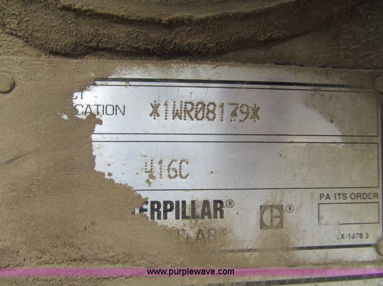 image for item F8583 1999 Caterpillar 416CIT backhoe