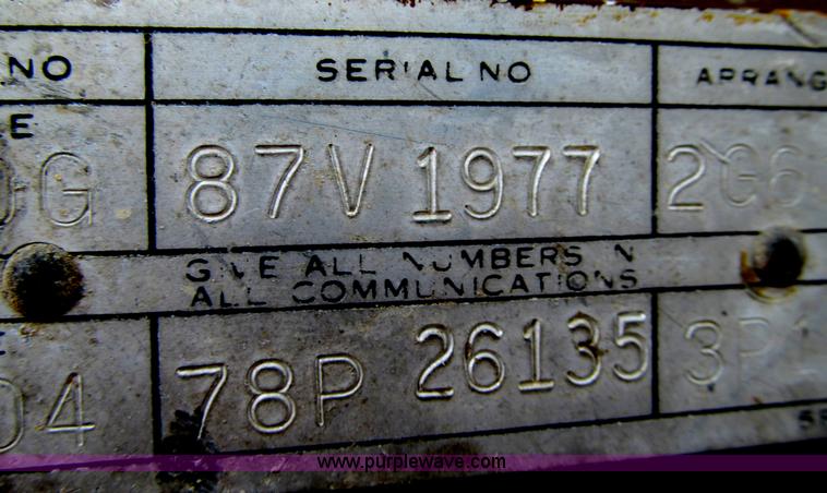 image for item F8585 1977 Caterpillar 120G articulated motor grader