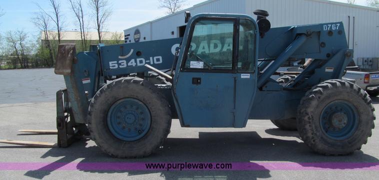 image for item G2980 Gradall 534D-10 telehandler