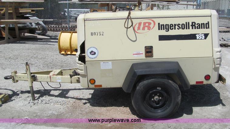 image for item G2991 Ingersoll Rand 185 air compressor