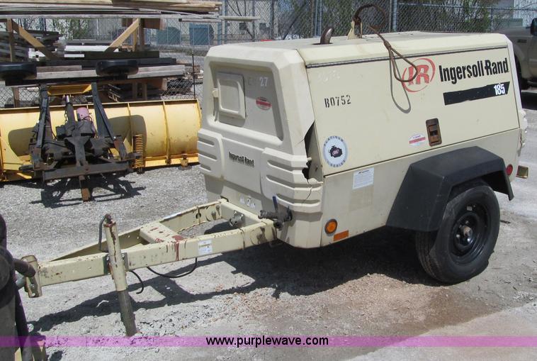 image for item G2991 Ingersoll Rand 185 air compressor