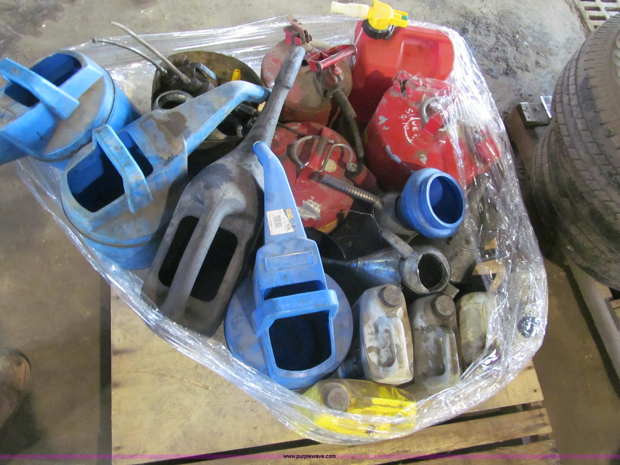 Fuel and lube containers in Winona, MN Item F8576 sold Purple Wave