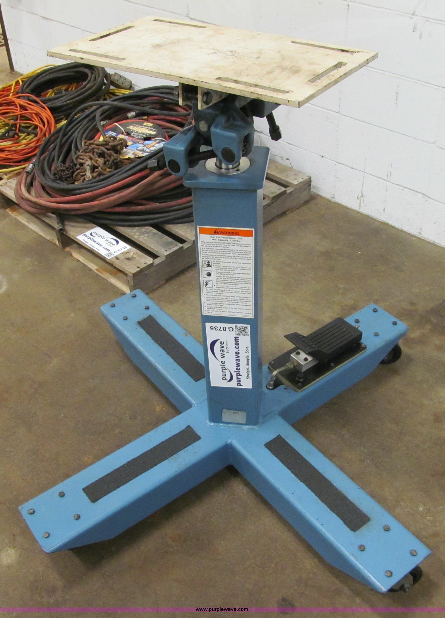 OTC 5078 transmission jack in Winona, MN Item G8735 sold Purple Wave