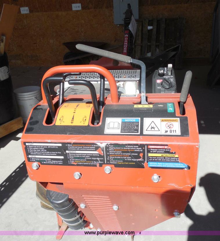 image for item AD9296 2010 Ditch Witch RT24 trencher