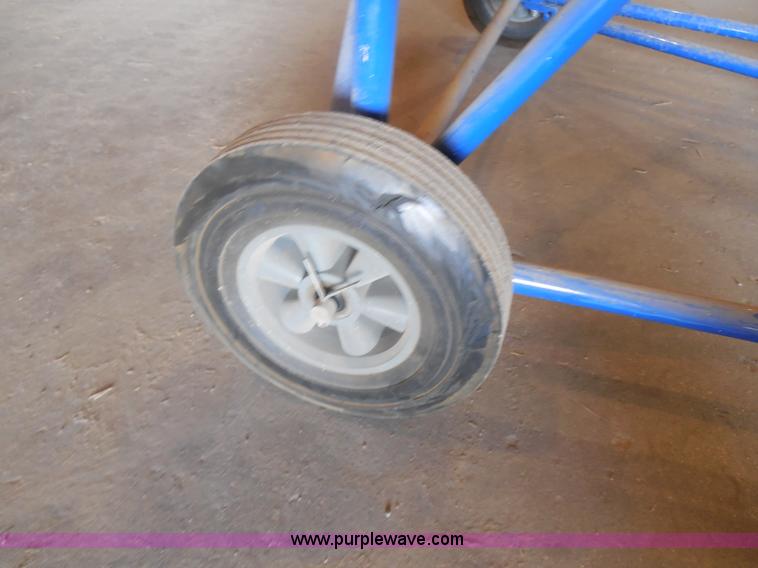 image for item H3126 Vestil steel rolling warehouse ladder