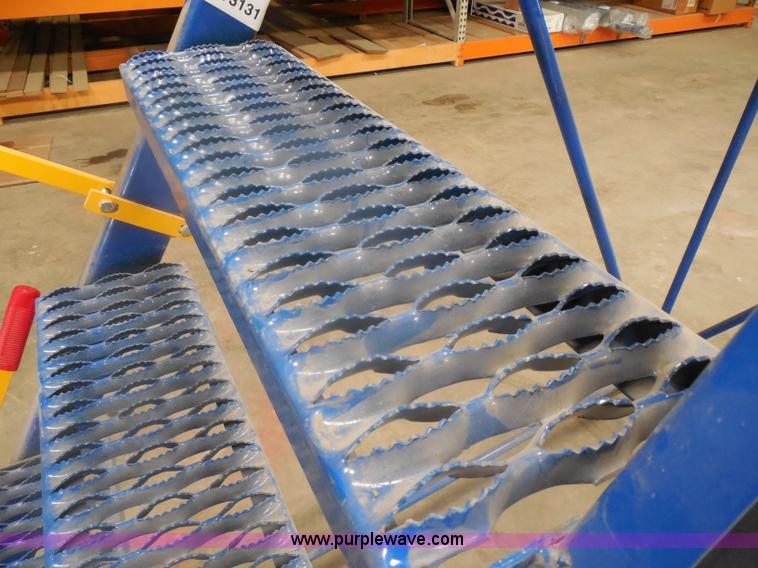 image for item H3131 Vestil steel rolling warehouse ladder