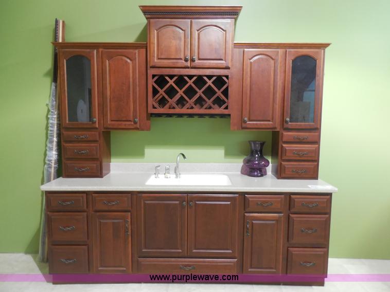 image for item H3137 Kemper cherry cabinet with sink