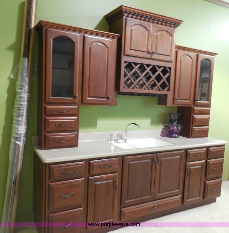 image for item H3137 Kemper cherry cabinet with sink