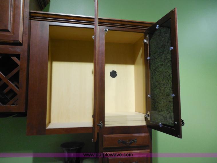 image for item H3137 Kemper cherry cabinet with sink