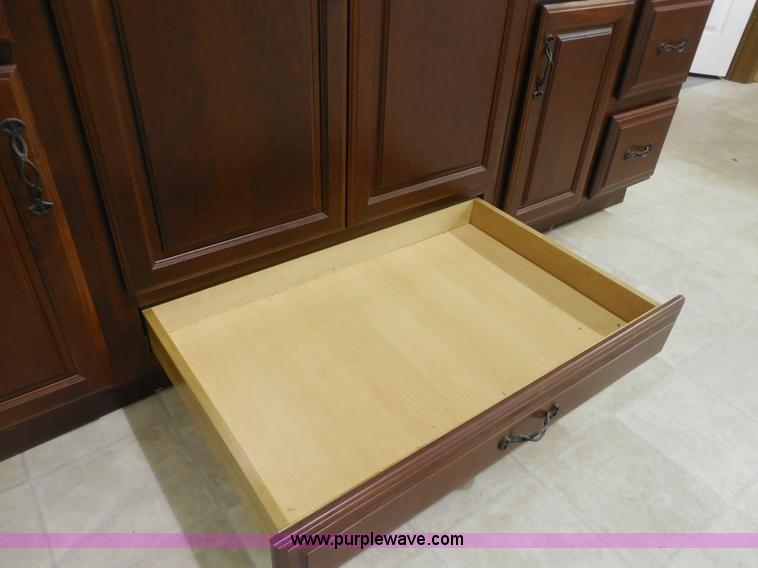 image for item H3137 Kemper cherry cabinet with sink