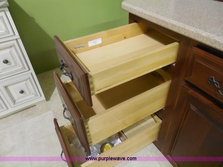 image for item H3137 Kemper cherry cabinet with sink