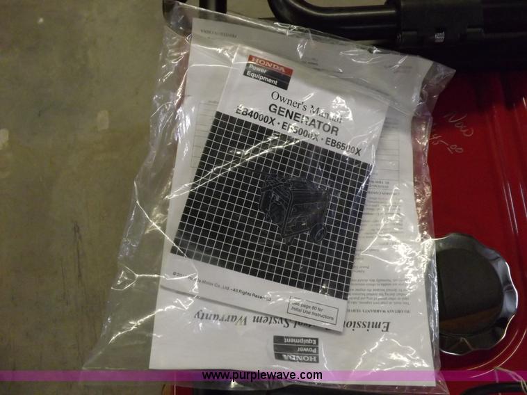 image for item H7103 Honda EB6500 6.5 kW generator
