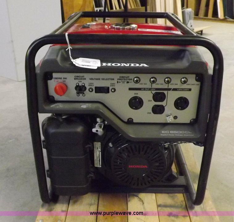 image for item H7104 Honda EG6500CL 6.5 kW generator