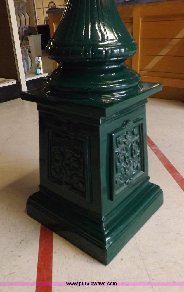 image for item J9200 Dual face cast iron clock