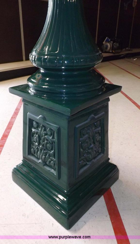 image for item J9200 Dual face cast iron clock