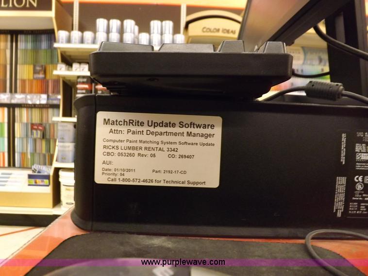 image for item J9209 Valspar paint mixing station and display