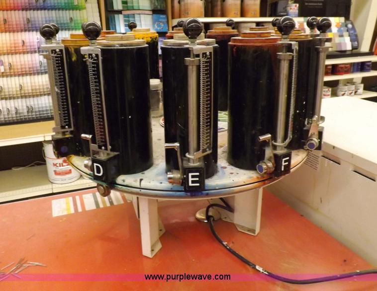 image for item J9209 Valspar paint mixing station and display