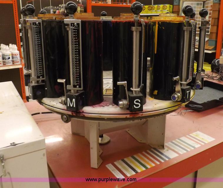 image for item J9209 Valspar paint mixing station and display