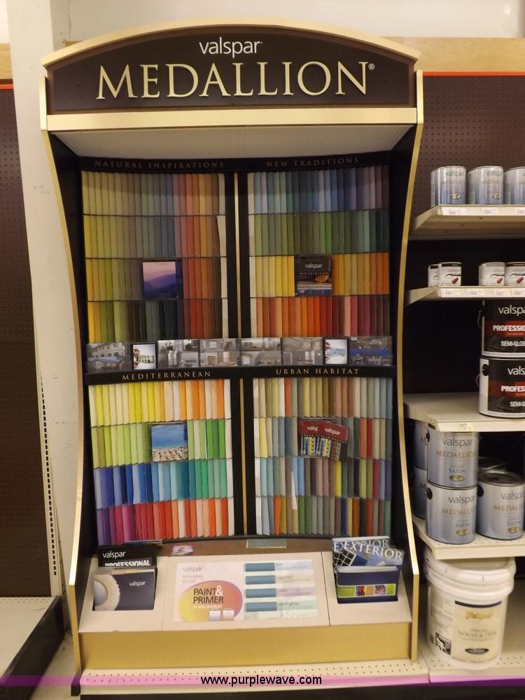 Valspar paint mixing station and display in Ulysses, KS Item J9209