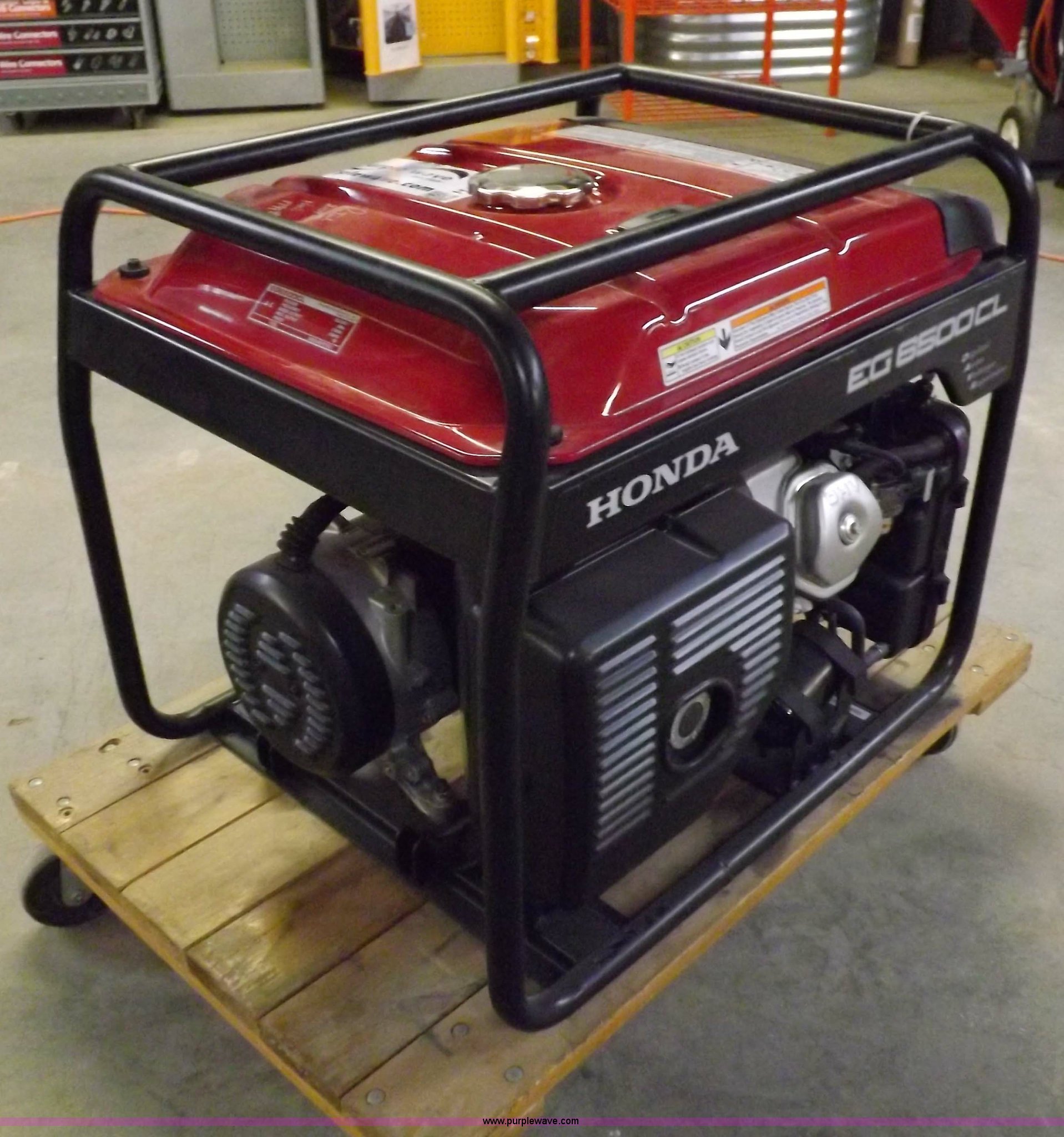 Honda EG6500CL 6.5 kW generator in Ulysses, KS Item H7104 sold
