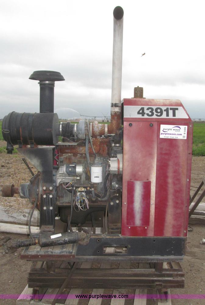 image for item B5489 Case IH 4391T irrigation power unit with generator