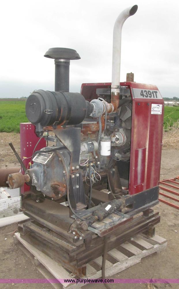 image for item B5489 Case IH 4391T irrigation power unit with generator