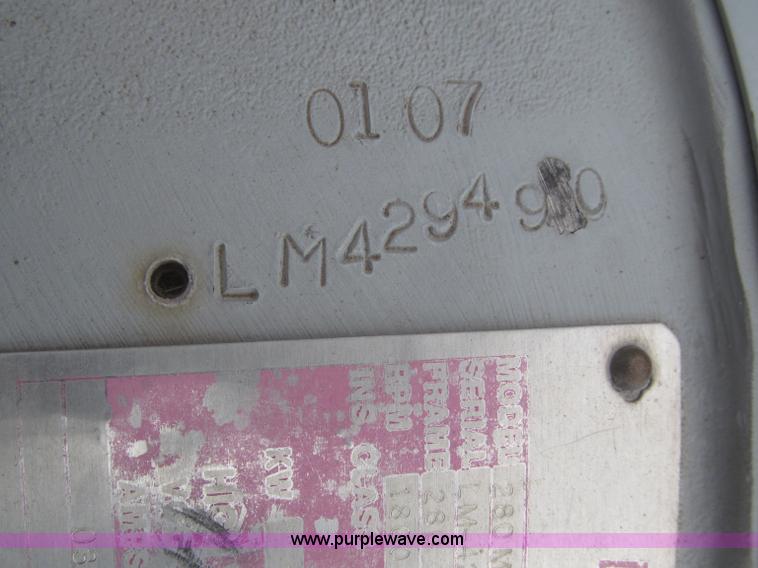 image for item B5489 Case IH 4391T irrigation power unit with generator